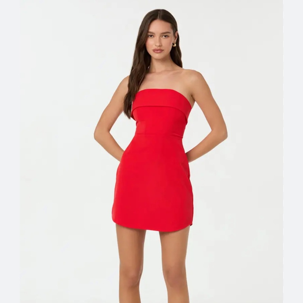 ASTR the Label - Strapless Popover Minidress